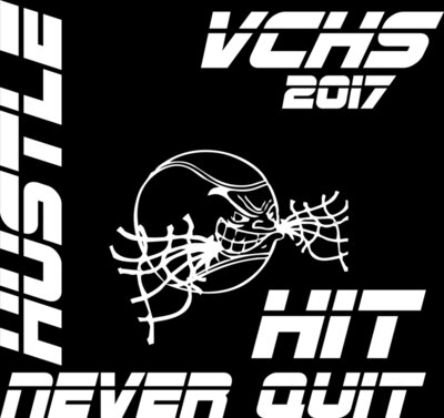 VCHS Boys Tennis Shirt white ink